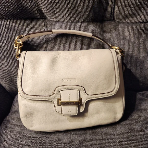 Coach Taylor Leather Flap Crossbody Bag (F25206) with Coach Wallet (A2381 6390) - Picture 3 of 16